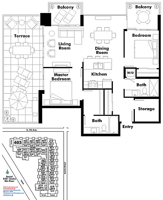 Floor plan 405