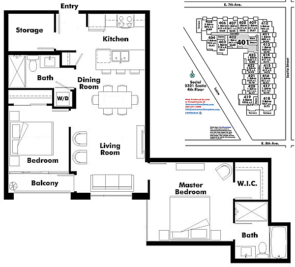 Floor plan 401