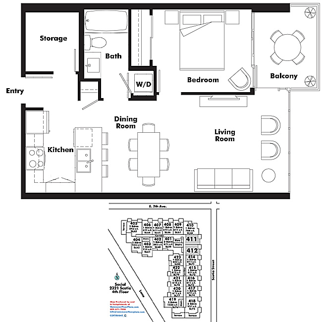 Floor plan 412