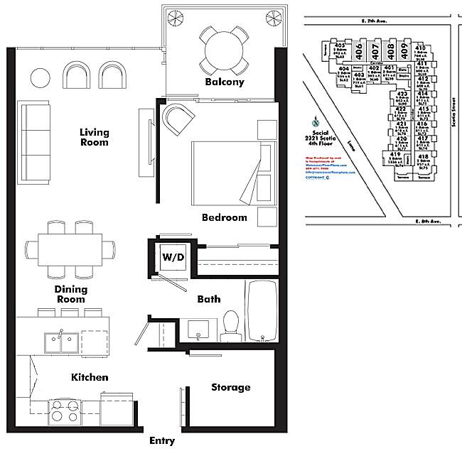 Floor plan 409