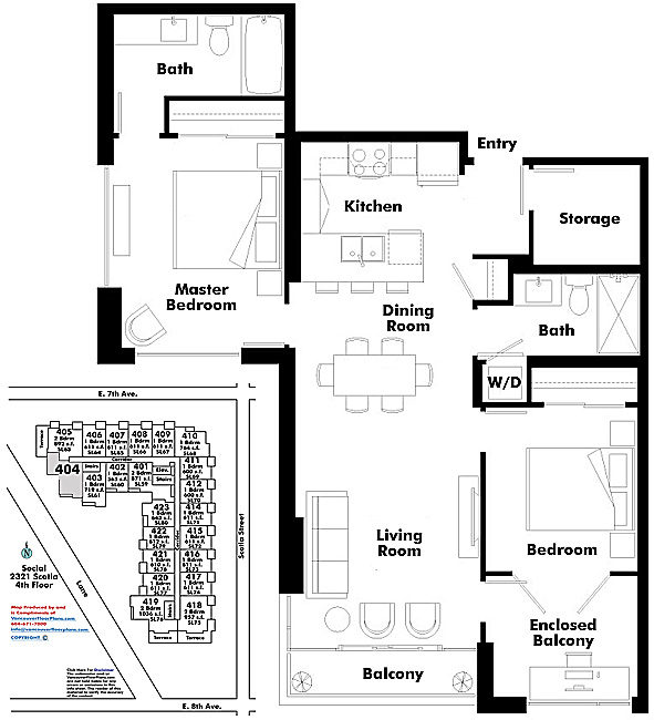 Floor plan 404