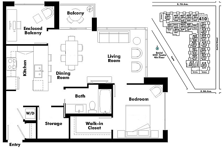Floor plan 410