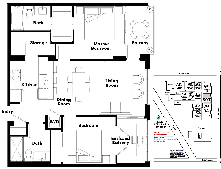 Floor plan 507