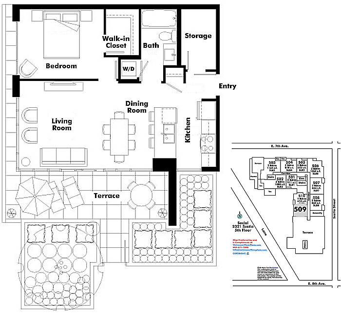Floor plan 509