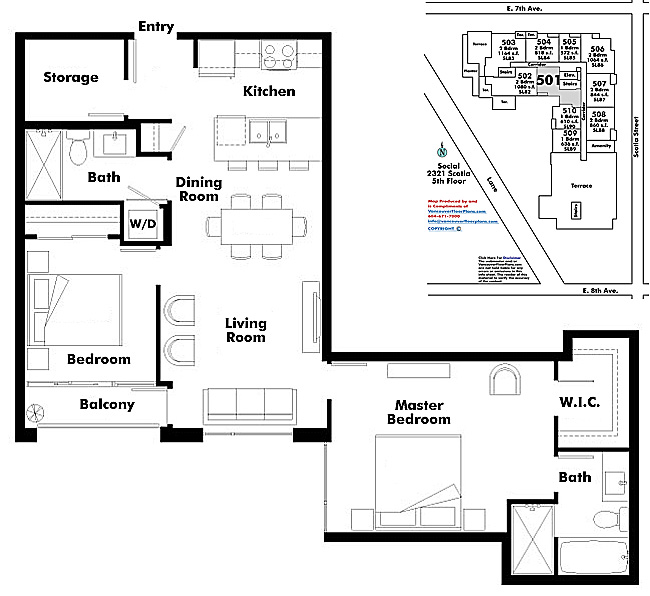 Floor plan 501