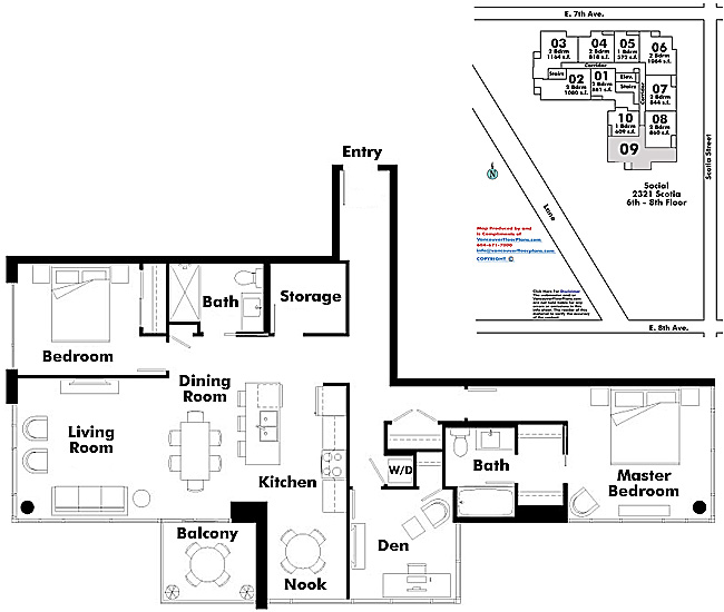 Floor plan 609