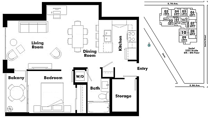 Floor plan 610