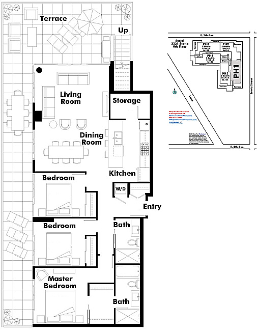 Floor plan PH901