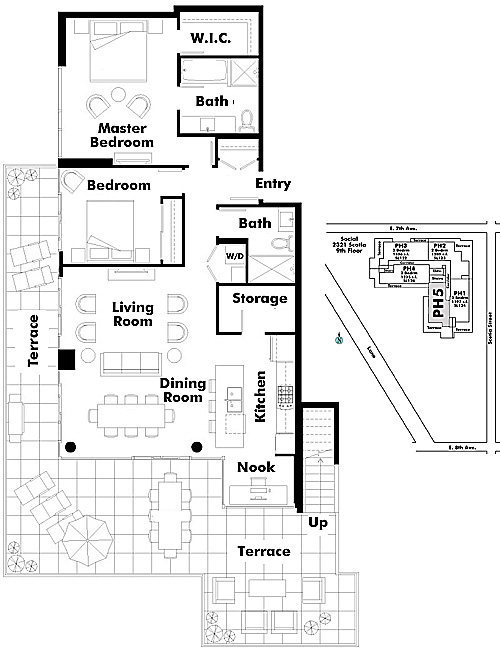 Floor plan PH905