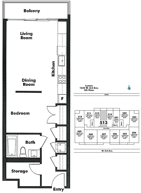 Floor plan 513