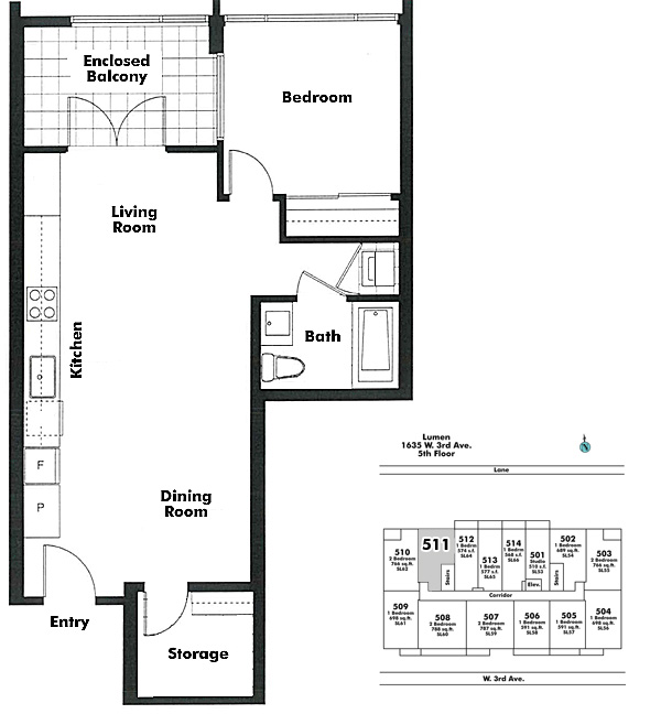 Floor plan 511
