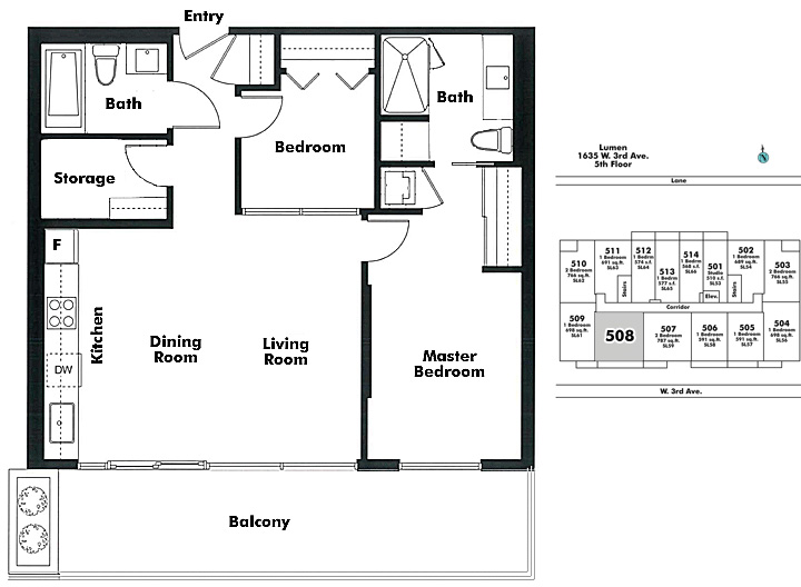 Floor plan 508