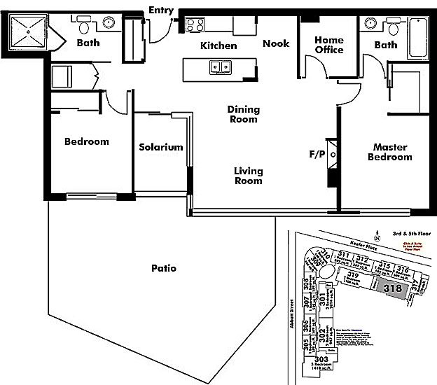 Floor plan 318