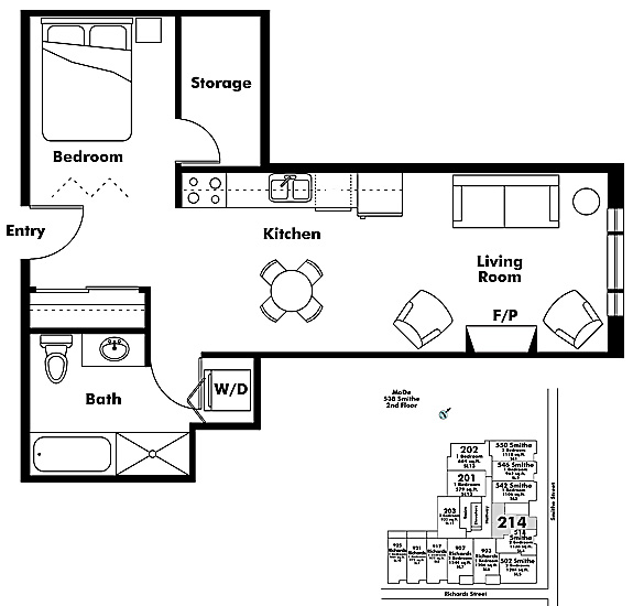 Floor plan 214