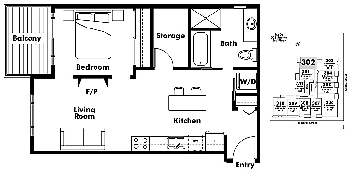 Floor plan 302