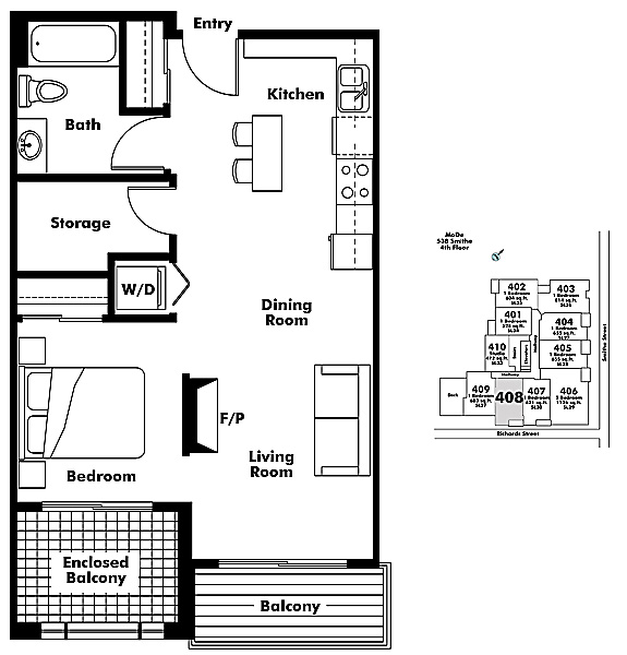 Floor plan 408