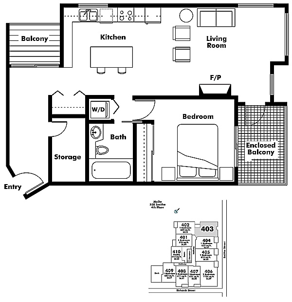 Floor plan 403