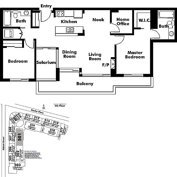 Floor plan 501