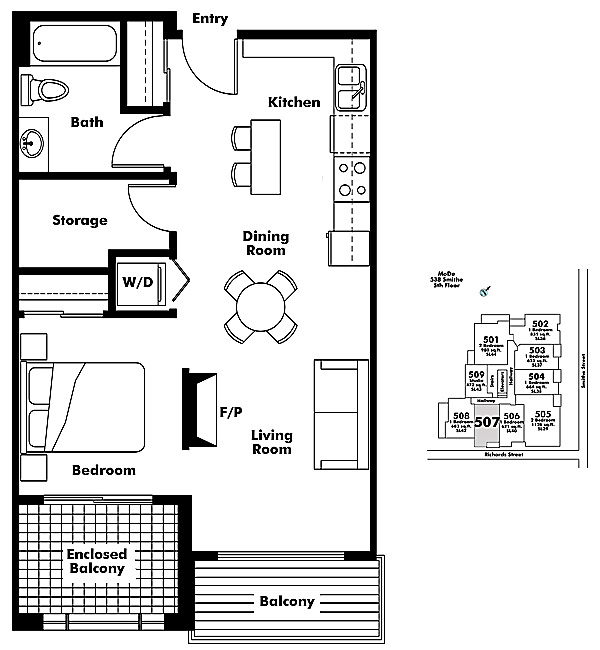 Floor plan 507