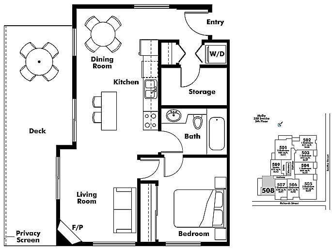 Floor plan 508