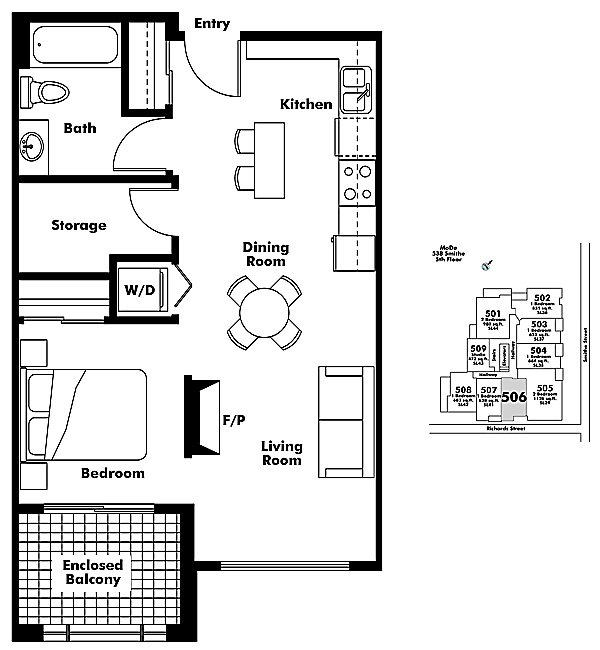 Floor plan 506