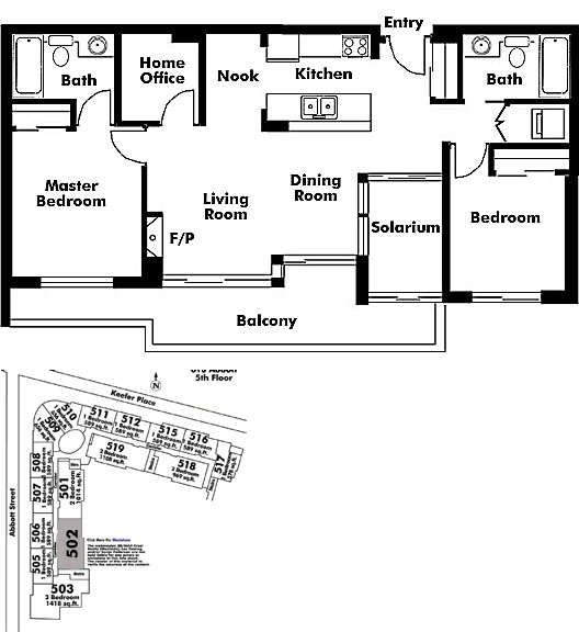 Floor plan 502