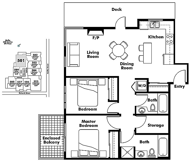 Floor plan 501