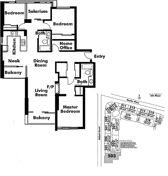 Floor plan 503