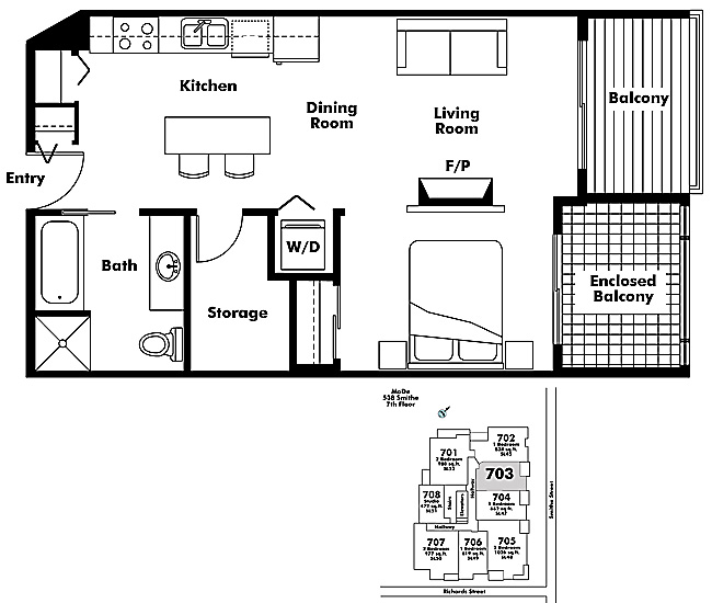 Floor plan 703