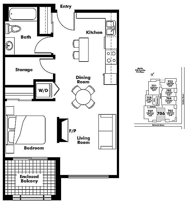 Floor plan 706