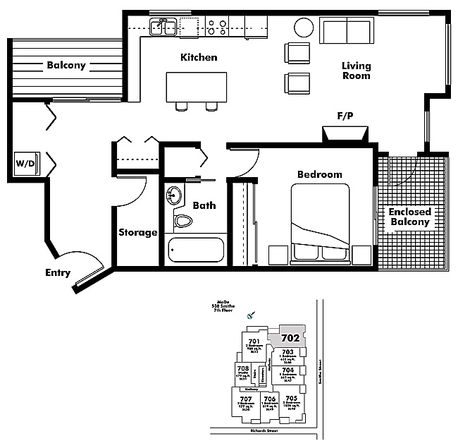 Floor plan 702