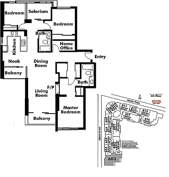 Floor plan 603