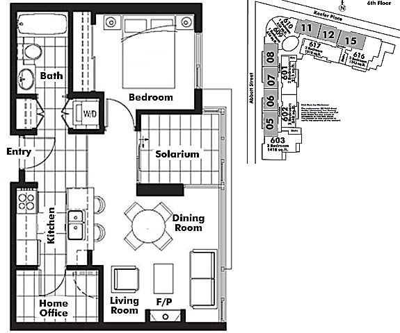 Floor plan 611