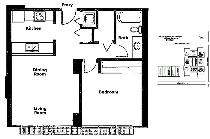 Floor plan 507