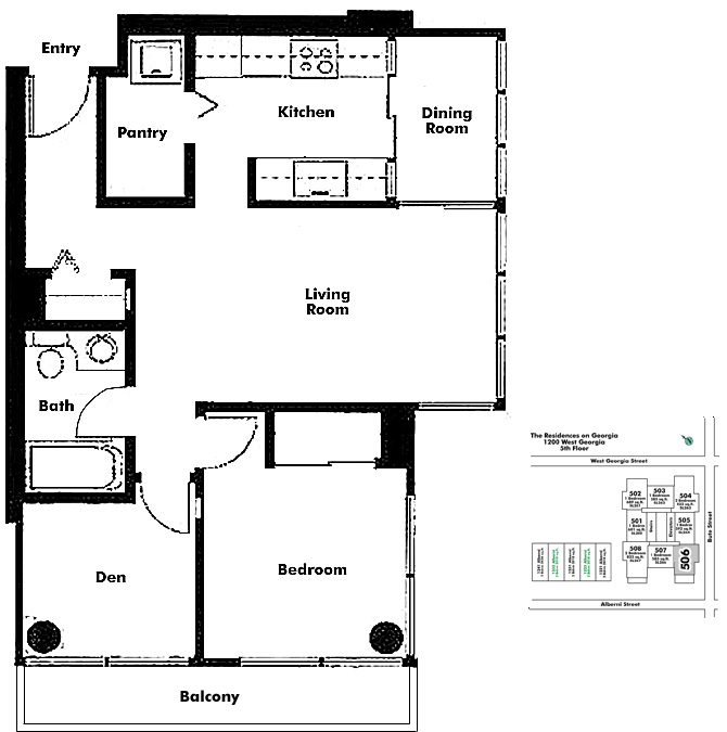 Floor plan 506