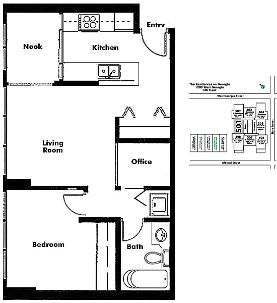 Floor plan 501