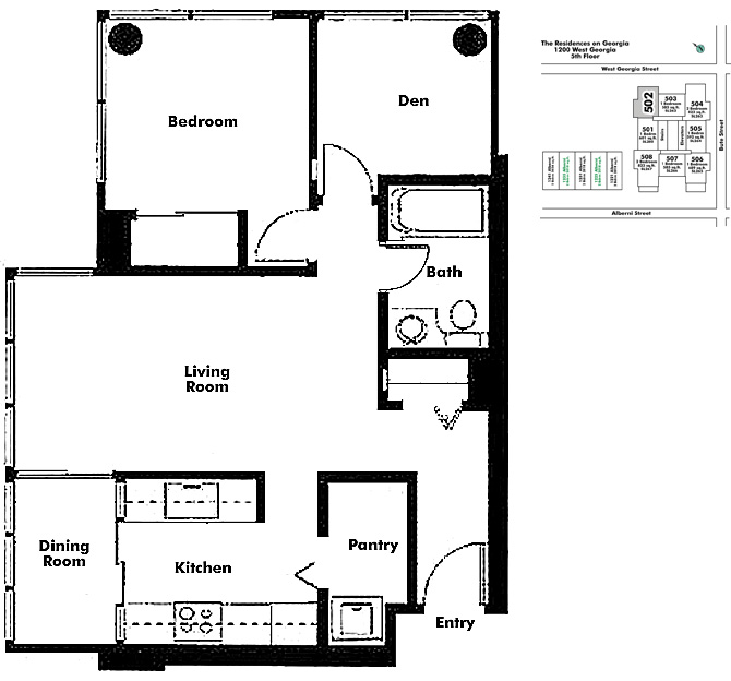 Floor plan 502