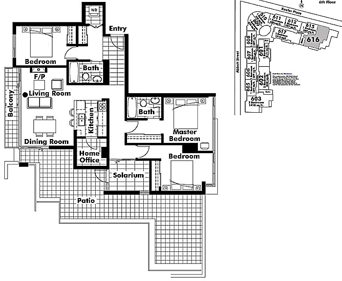 Floor plan 616