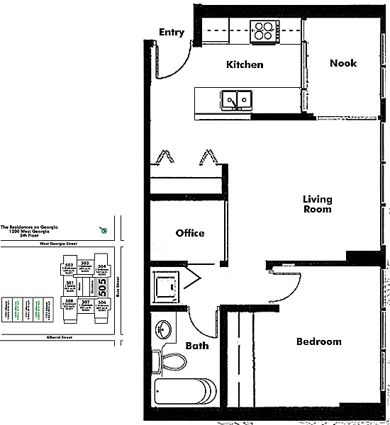 Floor plan 505
