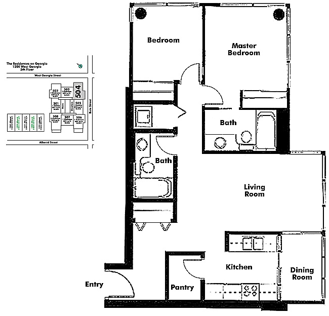 Floor plan 504