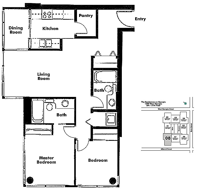 Floor plan 708