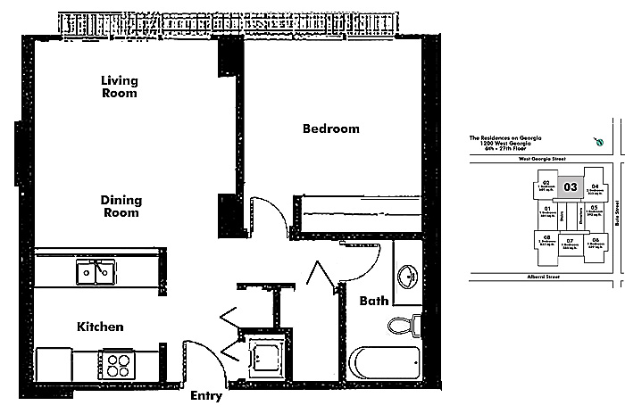 Floor plan 603