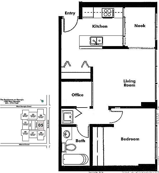 Floor plan 605