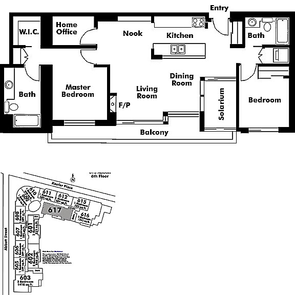 Floor plan 617