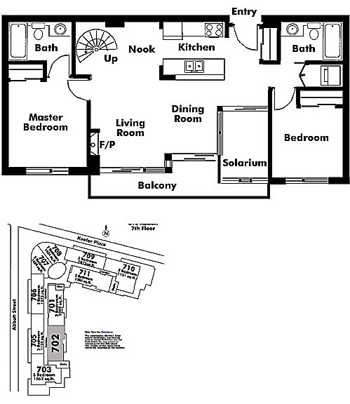 Floor plan 701