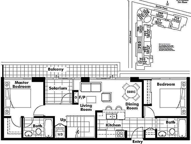 Floor plan 705