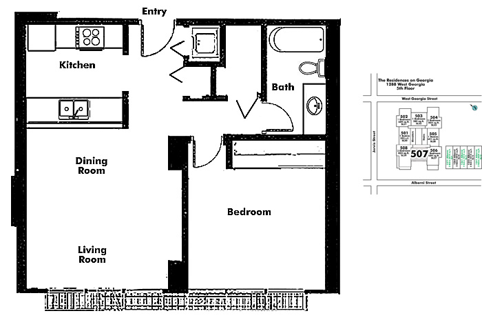 Floor plan 507