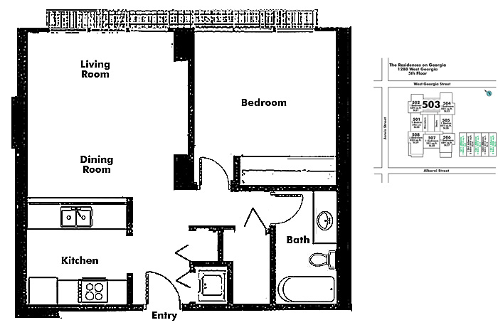 Floor plan 503