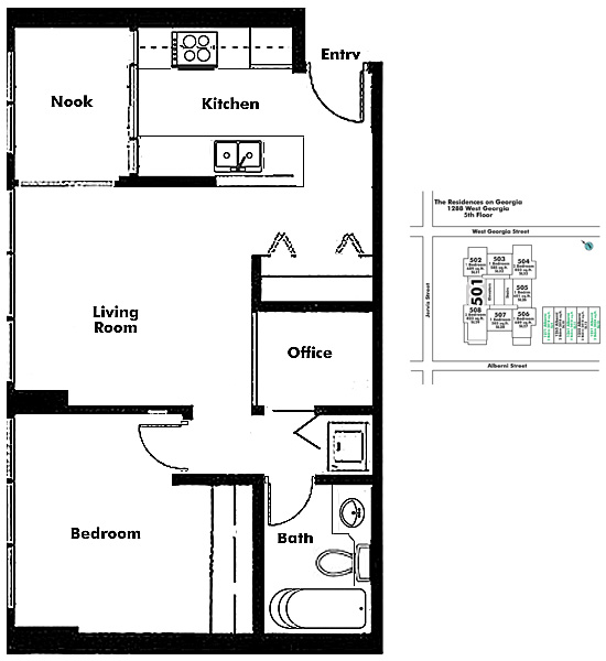 Floor plan 501
