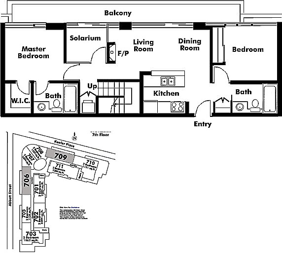 Floor plan 706